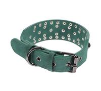 POPETPOP Collar De Perro Ajustable con Remaches para Perros Pequeños y Medianos Diseño Elegante y Cómodo para Mascotas con Cuellos