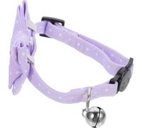 POPETPOP Collar de Perro con Lazo Ajustable de Algodón con Campana para Perros y Gatos en Festivales y Vida Diaria