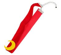 POPETPOP Collar Gargantilla Ajustable Luna Creciente para Mujer Joyería Minimalista y Ligera con Encanto Lunar Diseño Celestial Único para Uso Diario y Regalos