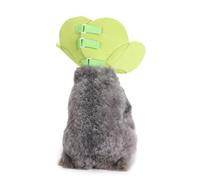 POPETPOP Collar Isabelino para Perro y Gato de Tela Verde, Ligero y Flexible Diseño Único de Cierre, Collar Circular Protector Seguro y Cómodo para Cachorros