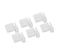 POPETPOP Color Claro Acrílico Peces de Acuario Cubierta de Vidrio Clip de Soporte Soporte 6mm 6 unids