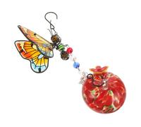 POPETPOP Comedero Colgante para Colibríes Diseño De De Bebedero De para Jardín Decorativo y Resistente para Exteriores y Patios