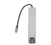 POPETPOP Concentrador USB 3.0 para Portátil, Adaptador Tipo c Multipuertos, Ligero y Compacto, Expansión De Puertos para Pc y Viaje, Compatible Mouse y Disco Duro Portátil, Color Negro