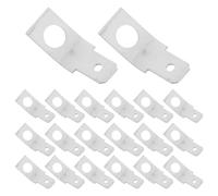 POPETPOP Conectores de Horquilla de Latón Macho a Macho 1/4 100 Unidades Terminales de Crimpado para Cableado de Altavoz y Automoción Adaptadores Enchufables Resistentes al Calor para