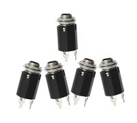 POPETPOP Conectores Metálicos para Guitarra Eléctrica 635 MM Tomas para Instrumento Musical Duraderas 5 Piezas de Repuesto para Reparación y Sustitución Uso Doméstico