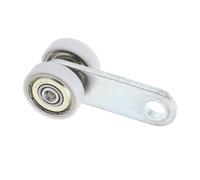 POPETPOP Conjunto de Carro Deslizante de Doble Rodamiento para Puerta Corrediza Capacidad de Carga Compatible con Rieles de Canal de Refuerzo Instalación con Orificio de Tornillo