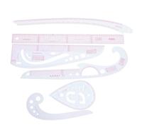 POPETPOP Conjunto de Reglas Curvas de Costura Multifuncionales para Patronaje y Confección Herramienta Ligera y Resistente para Diseño y Prueba de Ropa para Sastres y Aficionados