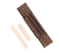 POPETPOP Conjunto Reparación para Ukelele de Cuerdas Puente Cejuela y Selleta de Madera de Duradero y Ajustable para Mejorar el Sonido Acústico