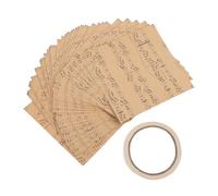 POPETPOP Cono de Papel Kraft para Ramos Mini, 50 Piezas, Forma Cónica