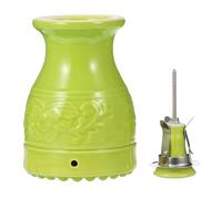 POPETPOP Copa de Moxa de Cerámica Doble Capa Aislante para Moxibustión, Herramienta Ergonómica para Masaje y Raspado, Portátil para Uso en Casa y Spa, Kit de Bienestar y Relajación