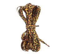 POPETPOP Cordones 1 Par de Poliéster Estampado de Leopardo Planos Cómodos Diseño Único para Botas y Zapatos Casuales para Hombres y Mujeres