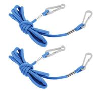 POPETPOP Cordones Antipérdida para Guantes de Invierno, 2 Piezas, Nylon Azul, Fáciles de Usar y Ajustables para Colgar Cuello
