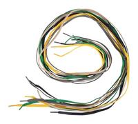 POPETPOP Cordones de Zapatos Elásticos sin Atar para Adultos, 6 Mm de Ancho y 100 Cm de Largo, Colores Surtidos (amarillo Dorado, Caqui, Verde, Gris Oscuro y Azul Color Color Aleatorio