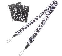 POPETPOP Correa de Hombro Ancha y Resistente para Cámara Instantánea Pegatinas Decorativas de Vaca Kit de Accesorios para Cámara Instant Mini Correa Bandolera y Pegatinas para Personalizar