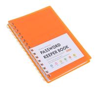 POPETPOP Cuaderno de Contraseñas A6 con Diseño en Espiral y Pestañas Alfabéticas para Gestión Rápida y Organizada de Claves en Uso Diario