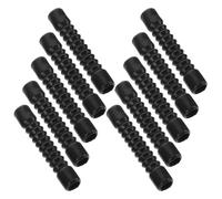 POPETPOP Cubierta Antipolvo de Goma para Cable de Freno y Acelerador de Motocicleta Todoterreno, 20 Piezas de 45x6 Mm para Protección Duradera y Diseño Versátil