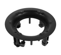 POPETPOP Cubierta de Plástico Resistente Deformación para Altavoz de Techo de Rejilla Negro Redonda Diseño Moderno para Mejorar la Calidad de Audio en Techos