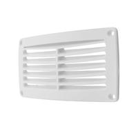 POPETPOP Cubierta de Ventilación Marina Inclinada Abs de Color Claro Grande para Barco y Autocaravana Rejilla de Ventilación para Entrada de Aire Fresco Respiradero Resistente Humedad