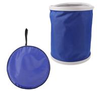 POPETPOP Cubo de Agua Portátil Plegable de 13l para Camping y Pesca, Multifuncional y Resistente Material Abs y Lona para Uso en Exteriores y Jardines