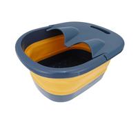 POPETPOP Cubo Para Baño De Pies Plegable Profundo Azul Oscuro, 1 Unidad, Masajes Relajantes, Diseño Compacto y Portátil, Adecuado Para Uso Doméstico, Viajes y Cuidado Personal