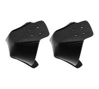 POPETPOP Cubrepunteras de Cuero para Patines de Cuatro Ruedas, Funda Protectora Negra para Puntera de Patín, Accesorio Reemplazable para Protección en Hockey y Patinaje Recreativo