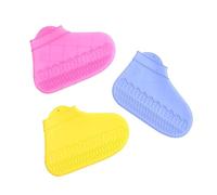 POPETPOP Cubrezapatos Reutilizables de Antideslizante para Lluvia L 3 Piezas Impermeables y Duraderos Protector de Zapatos para Días de Lluvia