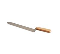POPETPOP Cuchillo Z Acero Inoxidable con de Doble para Apicultura Herramienta Manual Resistente para Cortar Panales y de Colmenas Mango de Madera Ergonómico para Apicultores