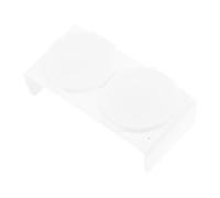 POPETPOP Cuenco de Doble Taza para Manicura en Acrílico con Tapa, Diseño Elegante y Funcional para Mezclar Líquidos y Polvos, Adecuado para Decoración de Uñas