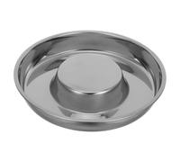 POPETPOP Cuenco Diseño Doble Cara para Acero Inoxidable Perros Pequeños Que Promueve Alimentación Lenta y Digestión Saludable, Fácil Mantenimiento y Antideslizante Antideslizante