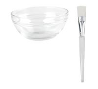 POPETPOP Cuencos para Mascarillas Faciales 12 Piezas Tamaño Compacto Reutilizables para Cuidado Piel Mujer Kit de Belleza para Viajes Cepillos Aplicadores de Mascarilla