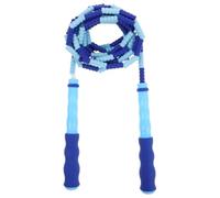 POPETPOP Cuerda de Saltar para Ajustable Cuentas, Azul | Tpr y Pp, Diseño Antienredos y Ligero, para Pruebas Físicas y Patio Escolar