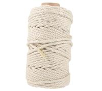 POPETPOP Cuerda de Sisal de Color Claro para Árbol Rascador de Gatos, Cuerda Cortable de 4 Mm X 50 M, Accesorio de Repuesto para Postes Rascadores, Adecuado para DIY y Reparación de