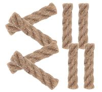 POPETPOP Cuerdas para Iniciar Fuego Rápidas y Portátiles 8 Piezas 2X10 CM Ignición Resistente al Viento para Camping Senderismo y Barbacoas al Aire Libre