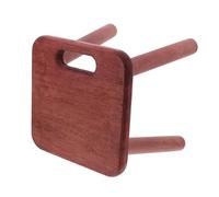 POPETPOP De Escalón De Madera Portátil para Cocina y Baño Diseño Seguro y Práctico Adultos Madera De Caucho con para El Transporte