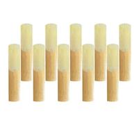 POPETPOP de Saxofón Alto de Bambú Buen Sonido Ligeras 10 Cañas Fuerza 2.5 Accesorios Musicales para Principiantes y Profesionales