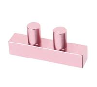 POPETPOP Desmoldante de Lápiz Labial, Herramienta para Moldear Crema de Labios, Aluminio, para Producir Simultáneamente 2 Lápices Labiales Diferentes, Manualidades DIY