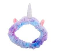 POPETPOP Diadema de Unicornio Genial para Mujer Banda Pelo para Lavarse la Cara Fiestas de Cumpleaños Eventos de Disfraces Spa y Yoga