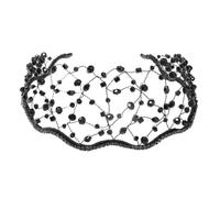 POPETPOP Diadema Elegante Cabello Cuentas de Diamante Artificial y Alambre de Cobre, Accesorio Resistente Manufactura Detallada para Bodas y Fiestas