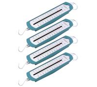 POPETPOP Dinamómetro de Resorte de Acero Inoxidable 10n 4 Piezas, Medidor de Fuerza Preciso para Experimentos Escolares, Instrumento de Enseñanza Portátil para Mecánica