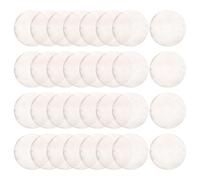 POPETPOP Discos Redondos de Conchas Naturales de 50 Mm con Doble Agujero, 50 Unidades para Elaboración de Conchas Marinas, Joyería Artesanal y Decoración DIY de Campanas de Viento