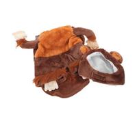 POPETPOP Disfraz para Perro Pequeño Mono Divertido, Ropa de Cosplay para Mascotas, Talla M, Tejido Suave y Resistente, Adecuado para Fiestas y Celebraciones Navideñas