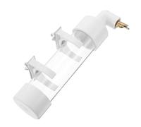 POPETPOP Dispensador de Agua Automático para Aves Gran Capacidad y Suministro Ininterrumpido, Plástico Transparente de 25X5X5 CM, Adecuado para Jaulas y Mascotas Ocupadas