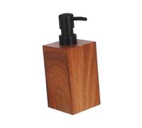 POPETPOP Dispensador de Jabón Líquido con Diseño de Madera Bote Rellenable para Champú Loción y Gel de Ducha Uso Cocina Baño y Viajes Control Preciso