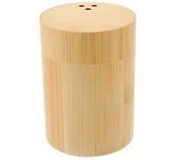 POPETPOP Dispensador de Palillos de Dientes y Porta Hisopos de Algodón Compacto de Madera Ligera para Oficina y Hogar Diseño Desmontable