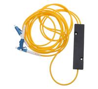 POPETPOP Divisor Óptico de Fibra Fusionada 1X2 Conector Lc Caja de Terminación Compacta para Redes Ftth y Telecomunicaciones Uso Profesional en Hogar y Oficina Transmisión Estable de