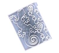 POPETPOP DIY Molde de Silicona para Decoración de Pared con Resina Gecko y Caballito de Mar Translúcido para Epoxy Cera y Arcilla para Manualidades y Regalos Creativos