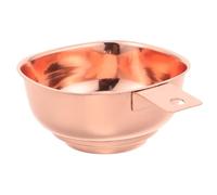 POPETPOP Embudo de Acero Inoxidable Asa Boca Ancha Rectangular Color Rosa Dorado para Llenar Tarros de Conservas y Mermeladas Embudo de Metal para Cocina y Aceite 1 Pieza