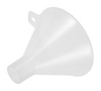 POPETPOP Embudo de plástico transparente para laboratorio, embudo de llenado con fondo plano de 100 mm, adecuado para experimentos científicos y adición de reactivos