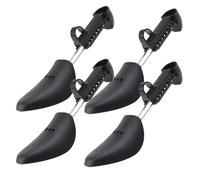 POPETPOP Ensanchador de Zapatos Pack de 4 Piezas de Plástico Ajustable para Mujer Soporte para Calzado Negro que Mantiene la Forma y Prolonga la Vida Útil para Uso en Casa