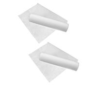 POPETPOP Entretela Termoadhesiva Doble Cara para Costura y Manualidades, Transpirable, Material Pa, 2 Rollos para Confección de Bolsos y Ropa de Denim y Seda